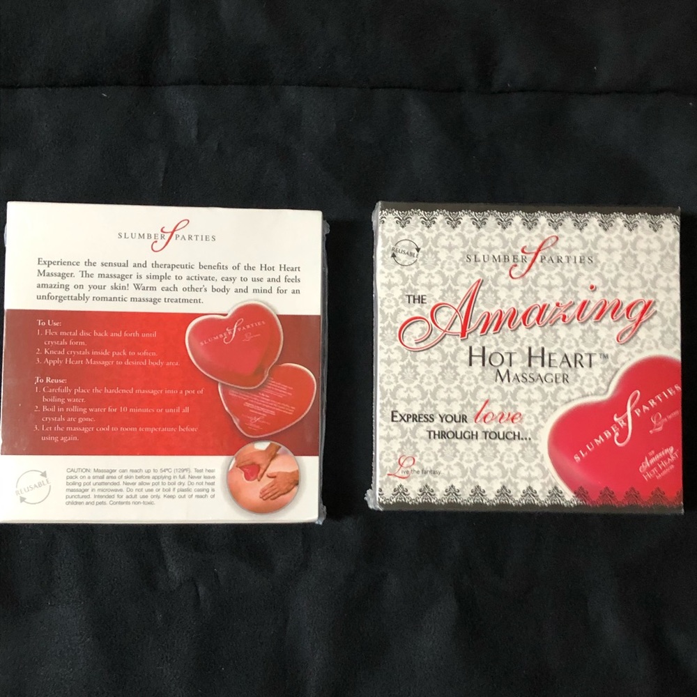 Body Massager - Hot Heart - Reusable - Picture 2 of 7